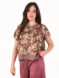 Maglia Alessia Santi in Misto Viscosa Marrone