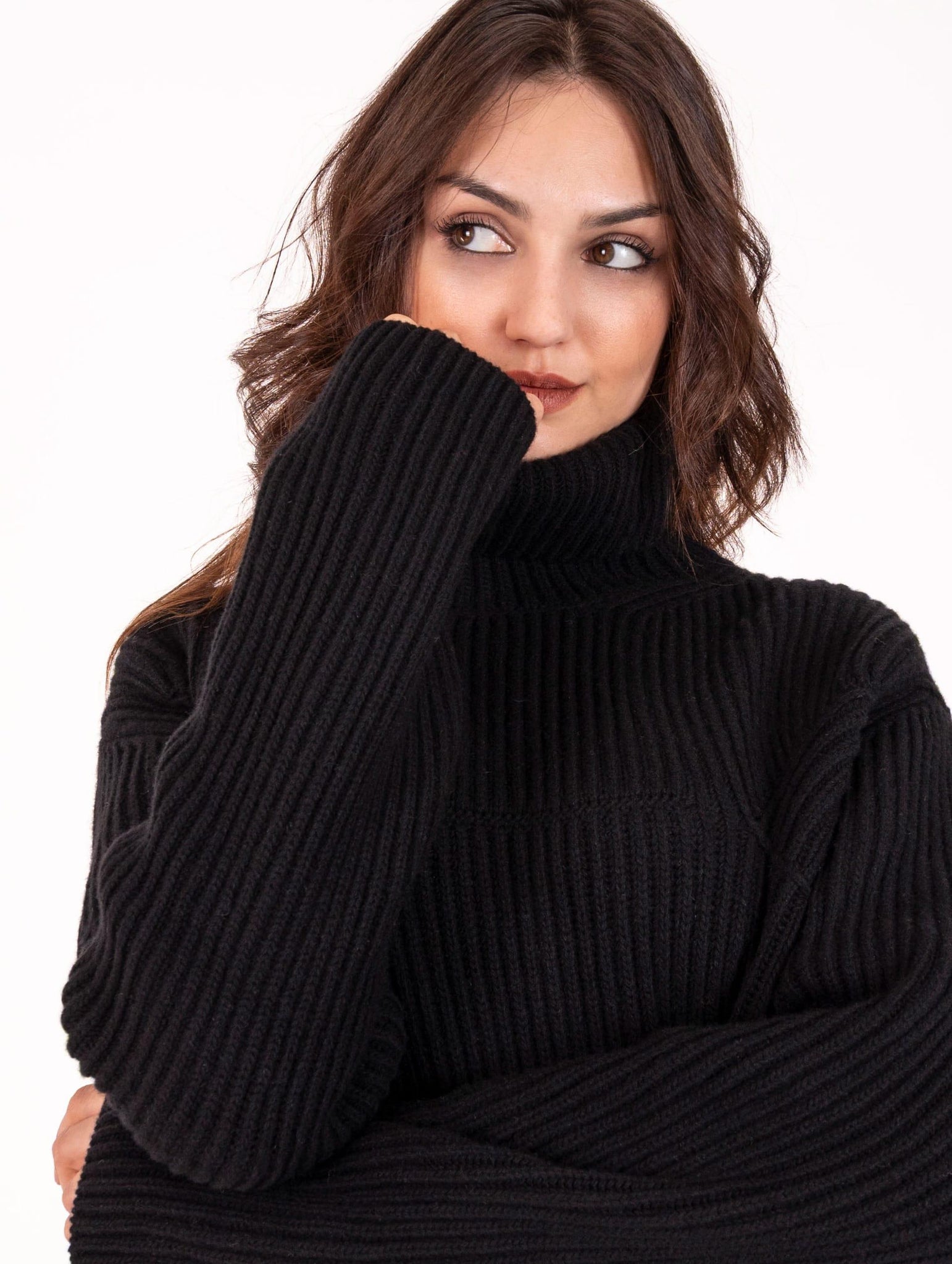 Pull Daniele Fiesoli in Misto Cachemire a Coste Nero 317613 Daniele Fiesoli