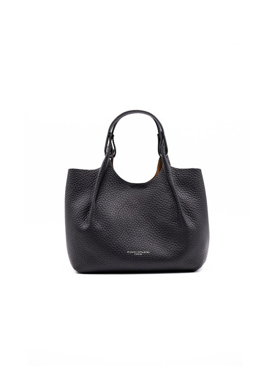 Borsa Dua Gianni Chiarini in Pelle Martellata Nera