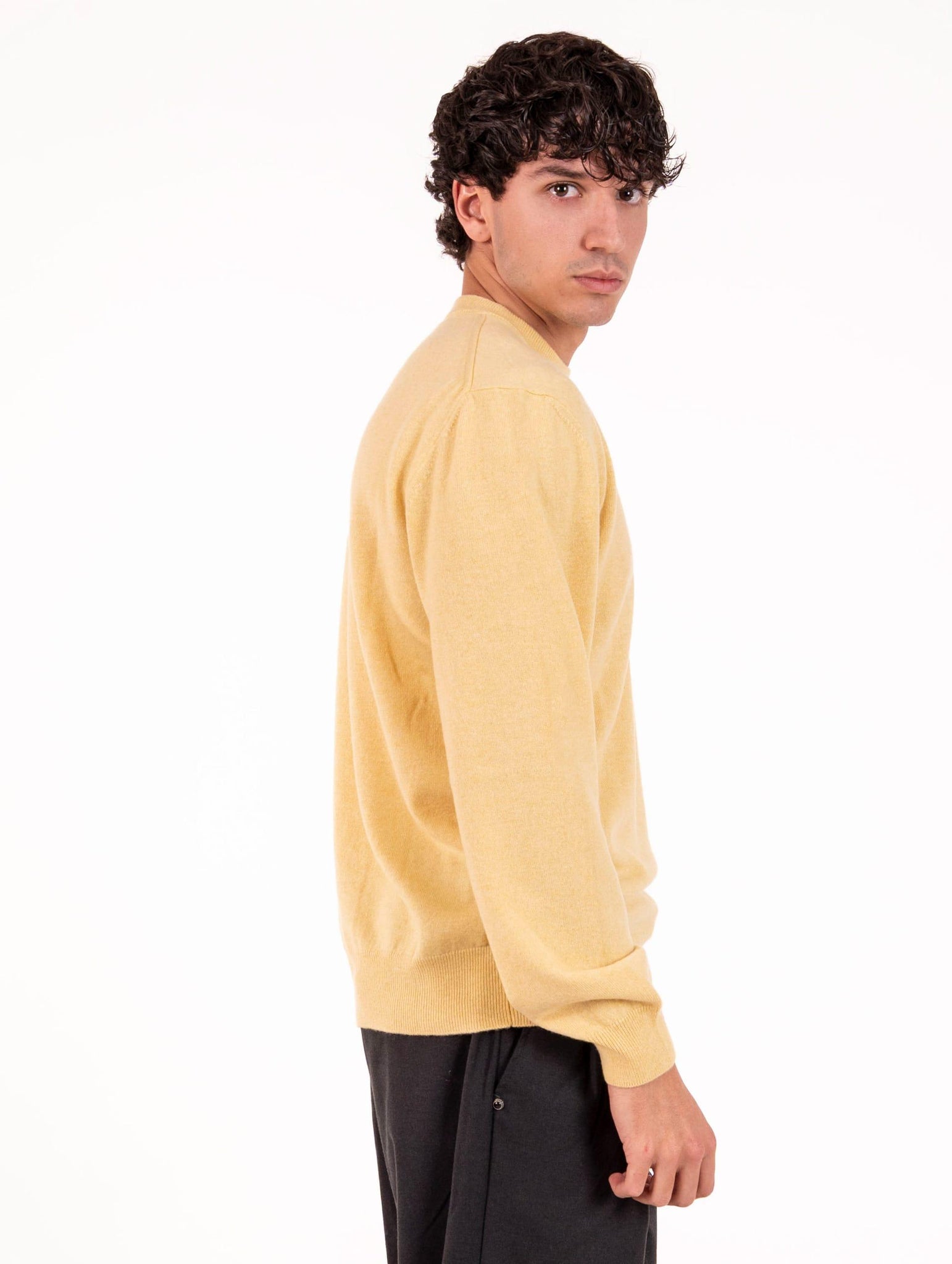 Girocollo Daniele Fiesoli in Cashmere Giallo Caltha 336004 Daniele Fiesoli