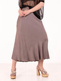 Daniele Fiesoli Skirt in Mud Stretch Viscose