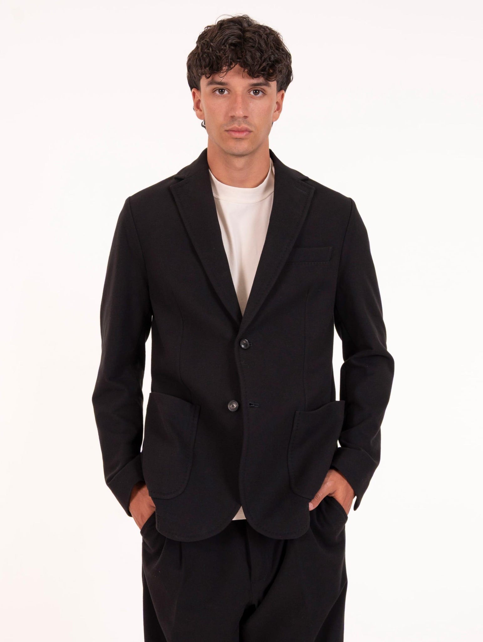 Giacca Circolo 1901 in Jersey Stretch Nero CN4925001 Circolo 1901