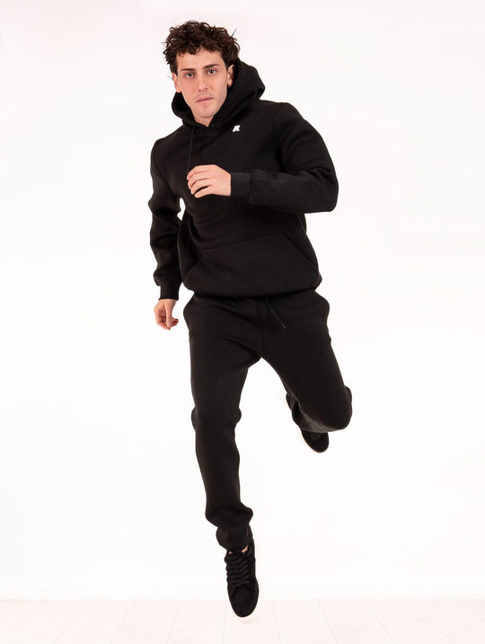Sweatshirt Bernie K-Way aus schwarzem Scuba