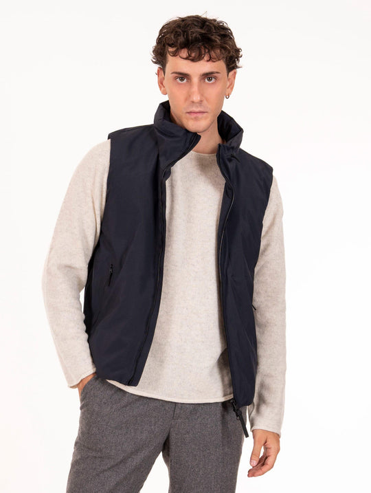 Gilet Ono People of Shibuya in Tessuto Tecnico Navy