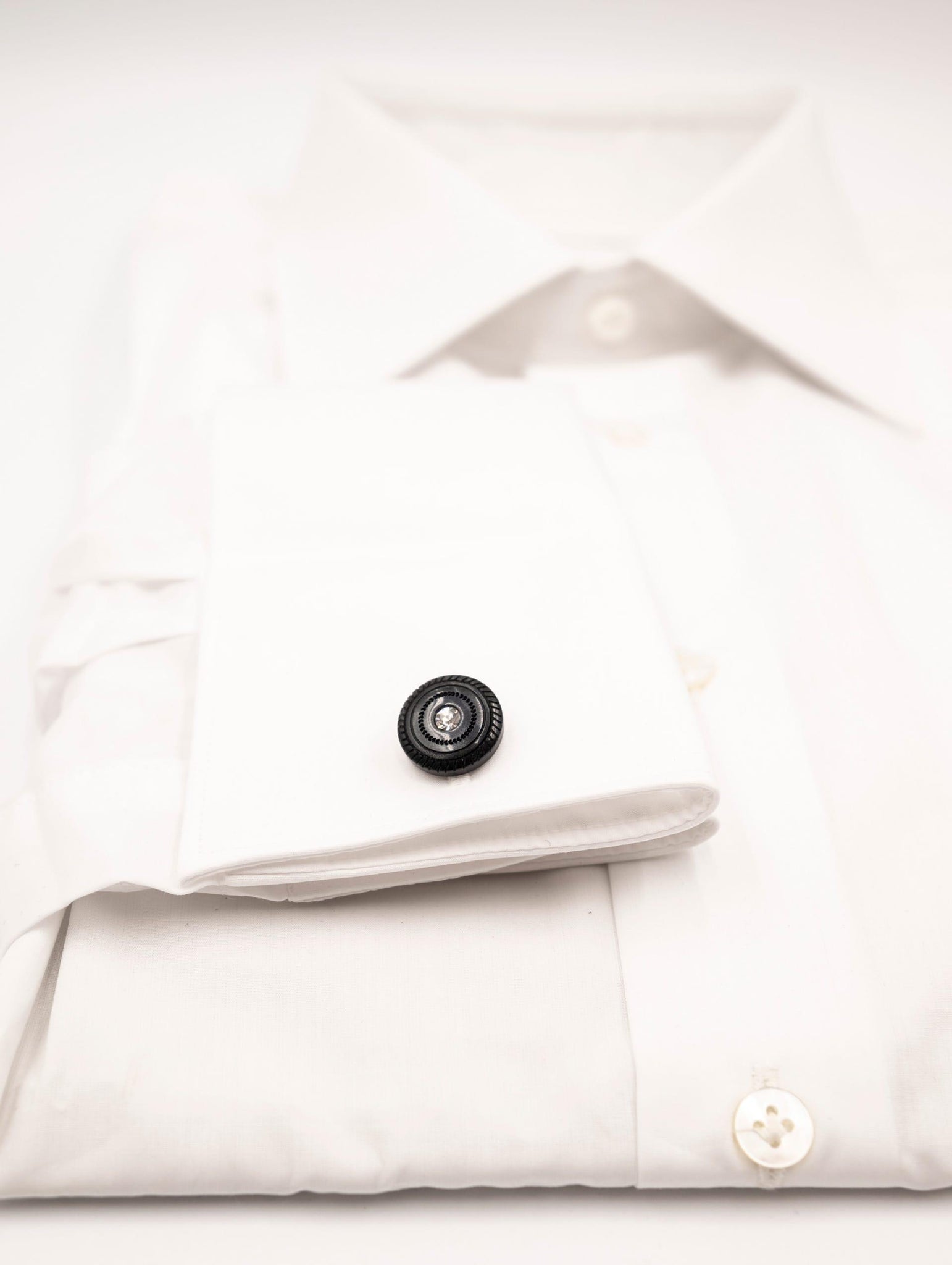 Gemelli Luigi Bianchi in Acciaio Nero con Strass e Intarsi 6758190062 Luigi Bianchi Mantova