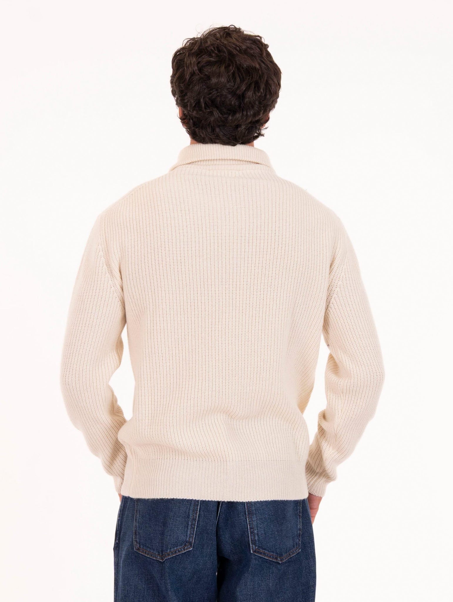 Maglia Lupetto Daniele Fiesoli con Zip in Eco Cashmere Nuvola 3392100 Daniele Fiesoli