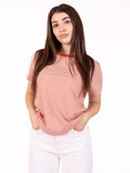 T-shirt Elodie K-way Bianca e Arancione