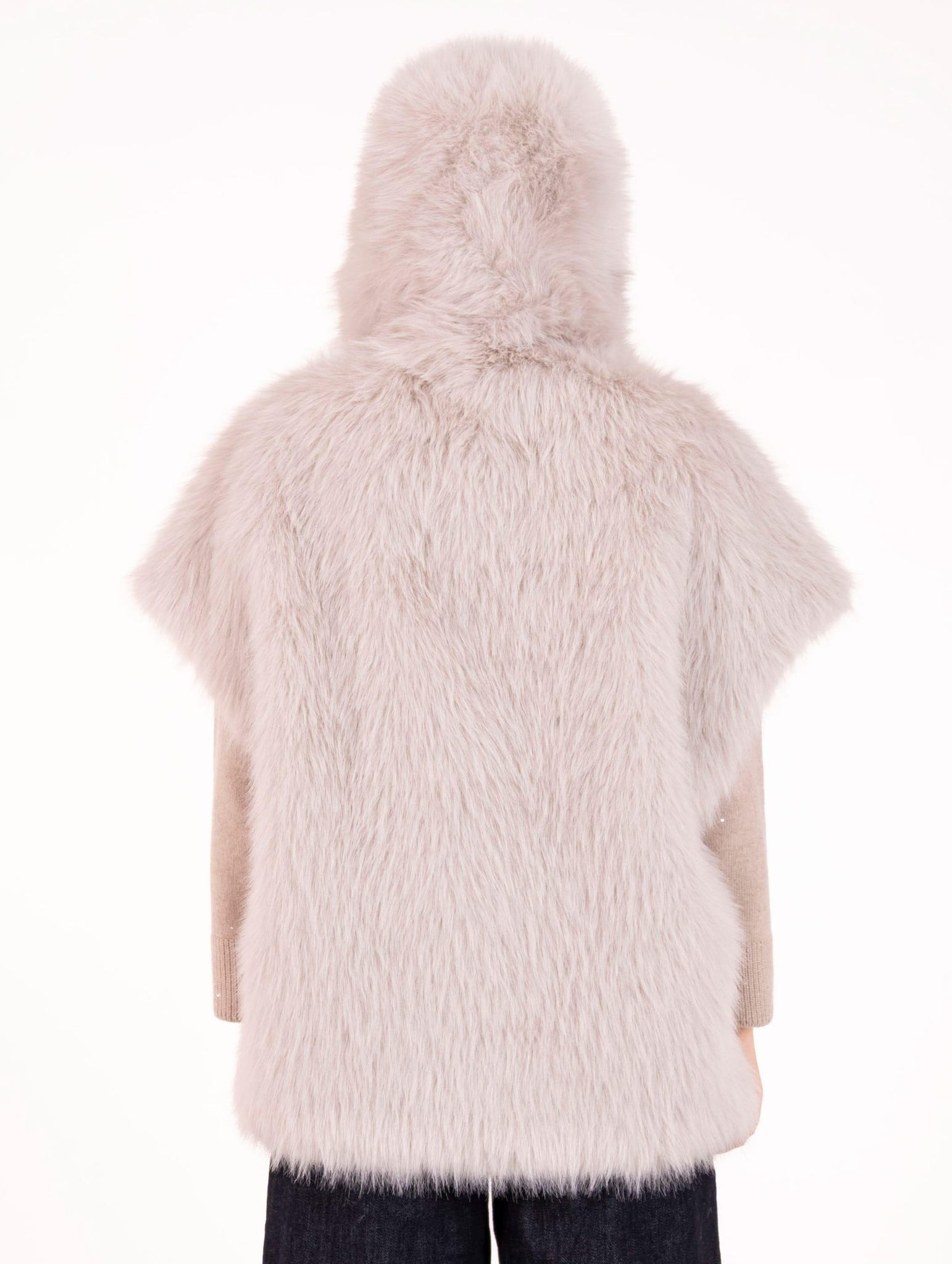 Cappa Eco Pelliccia Leon e Loulou Perla L660SILK00019 Leon & Loulou