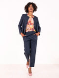 Pantalone Alessia Santi in Cotone Blu