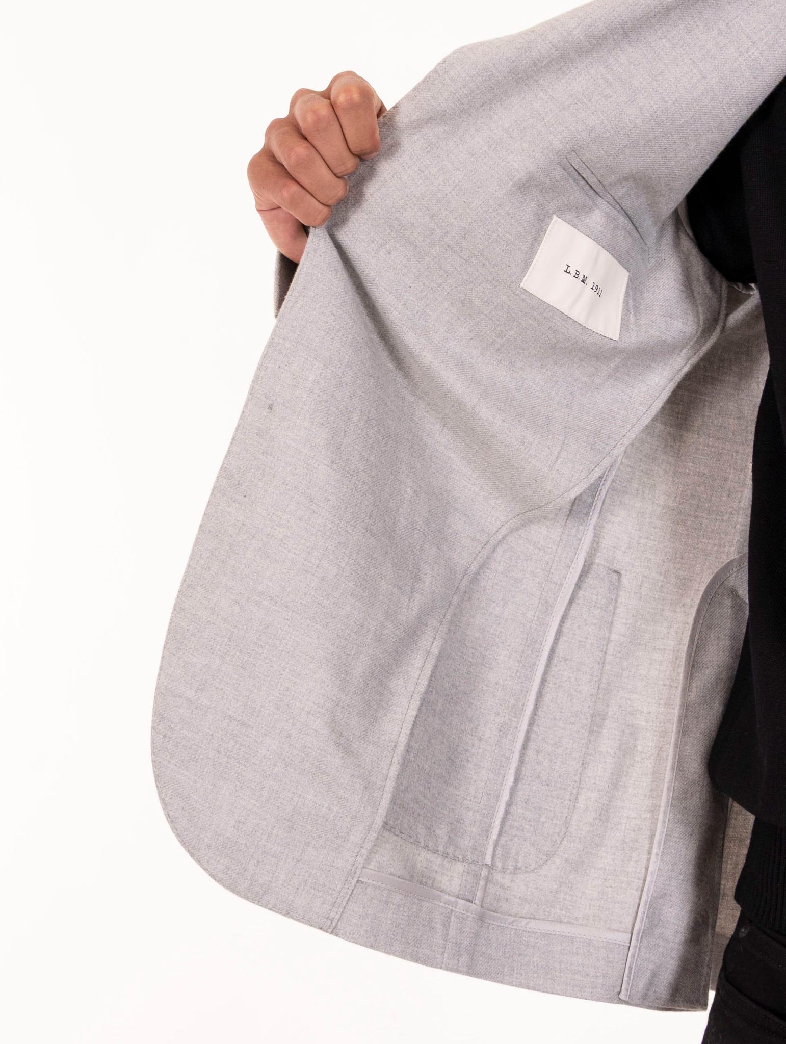 Giacca L.B.M. 1911 in Cotone Grigio Melange 26925252702 L.B.M. 1911