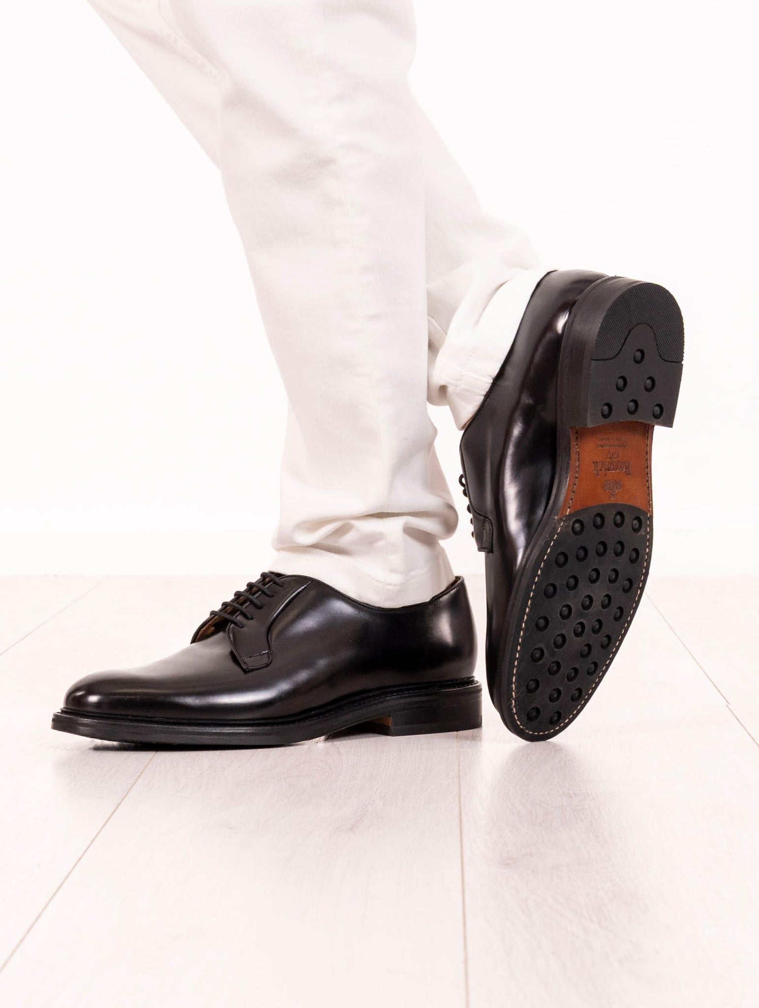 Derby Goodyear Berwick 1707 Pelle Nero 4406HO234ANTIKNEGRO Berwick 1707