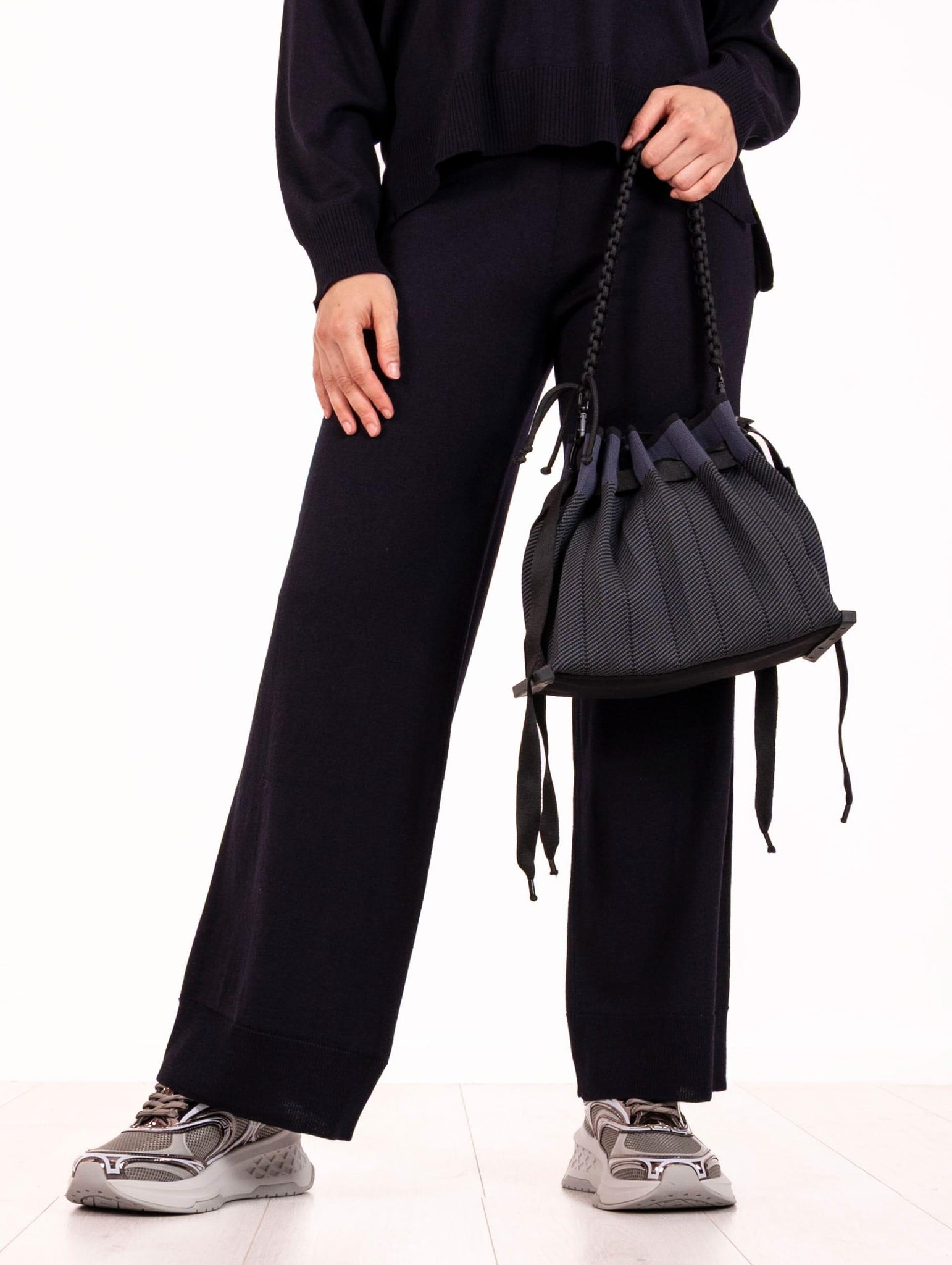 Secchiello Fri-yay in Maglia Blu e Grigio SB_1229MELANGE Fri-Yay