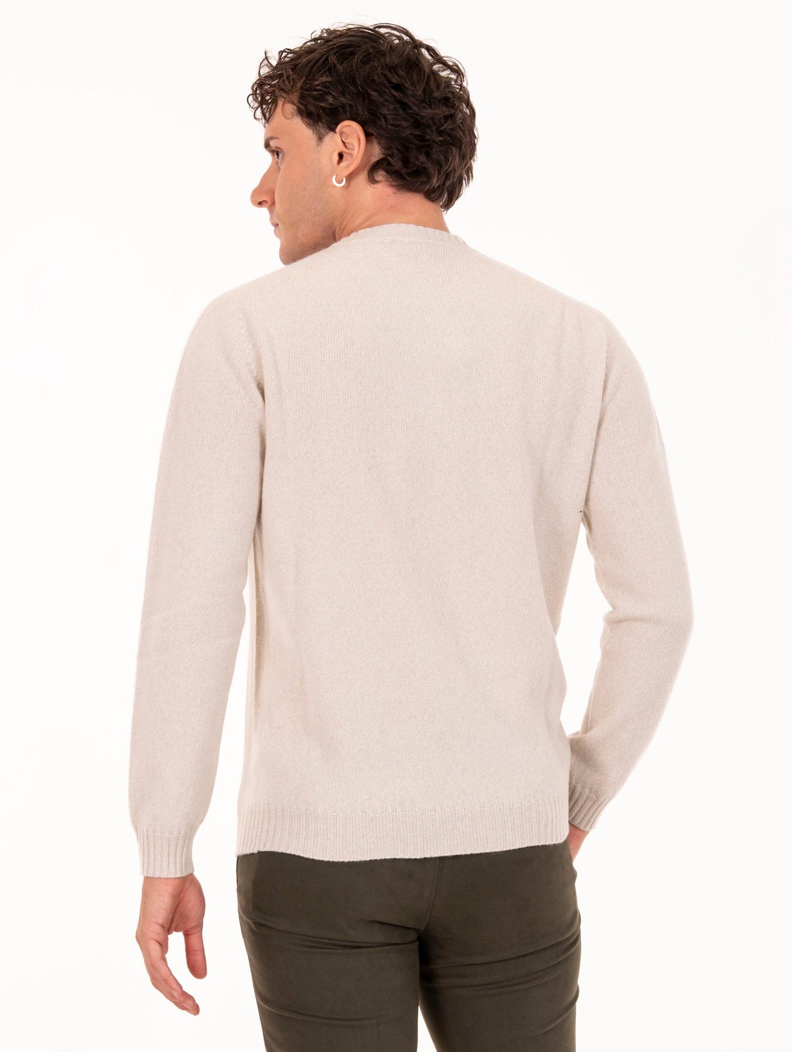 Girocollo Zanieri in Lana Cashmere Corda Melange CG-GRU-350152574 Zanieri