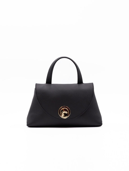 Borsa Nikla Mini Coccinelle in Pelle Martellata Nera