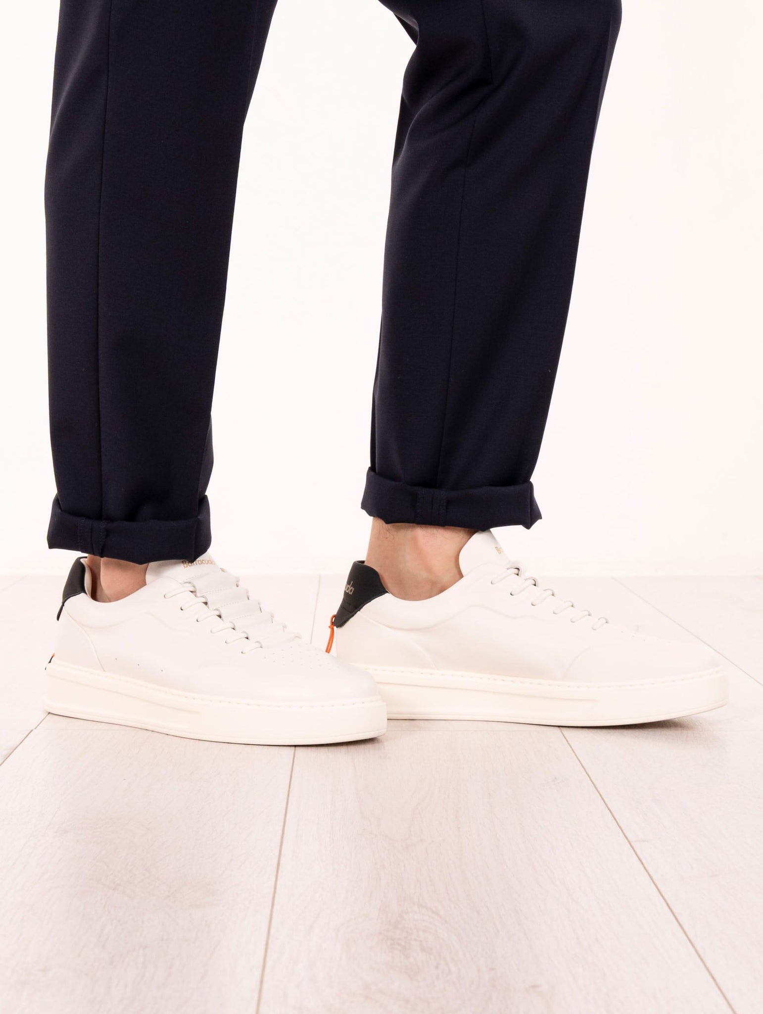 Sneakers Phoenix Barracuda in Pelle Bianca BU351031O Barracuda