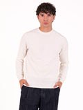 Maglia Girocollo Zanieri in Lana Merycash Fine Bianco