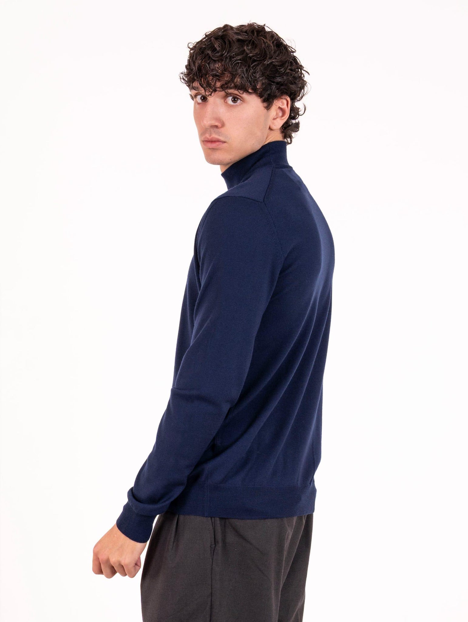 Lupetto Zanieri in Lana Merycash Bluette CG-LPU-210153667 Zanieri