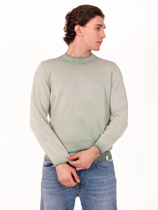 Maglia Luigi Gentile in Cotone Menta