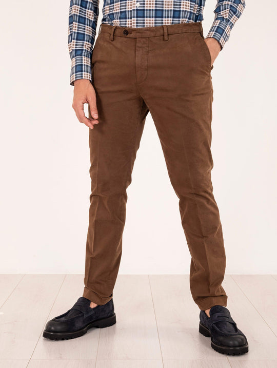 Pantalone Devorè für Four Stroke aus Tabak-Baumwolle