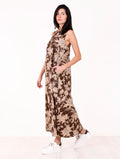 Abito Francesca Four Stroke in Cotone Marrone