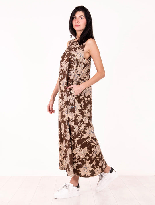 Abito Francesca Four Stroke in Cotone Marrone