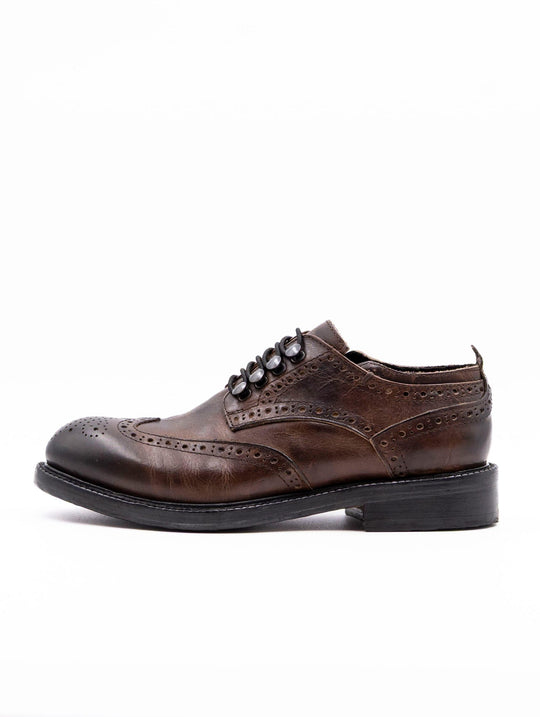 Duilio Four Stroke in Brown Leather