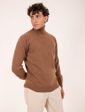 Zanieri Turtleneck in Wool and Cashmere Vicuna