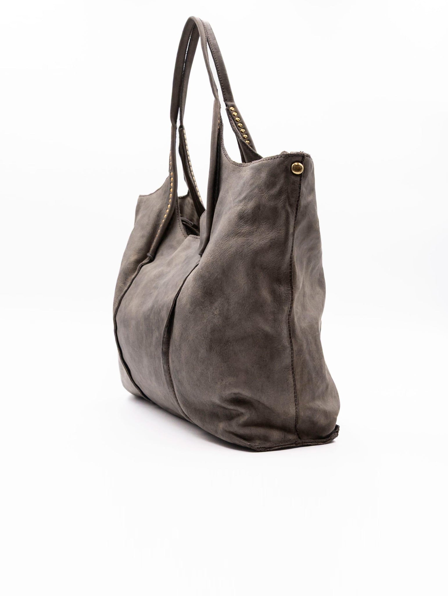 Shopping Antonia Campomaggi in Pelle Cemento C042170ND-X0007C0552 Campomaggi