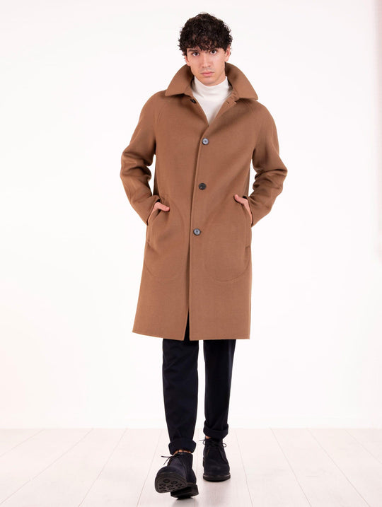 Cappotto Maurilio Il Paltò in Lana Cognac