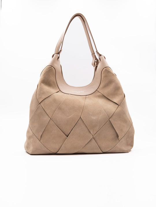 Borsa Dua Gianni Chiarini in Suede Nude