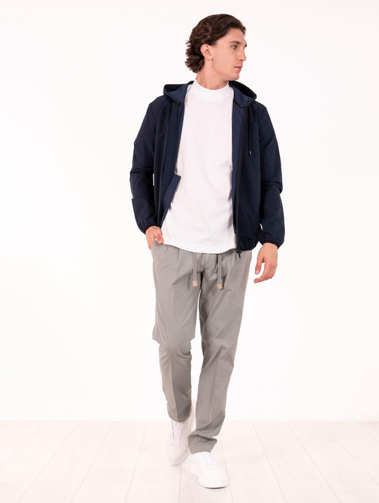 Felpa Journeer K-Way in Tessuto Tecnico Navy