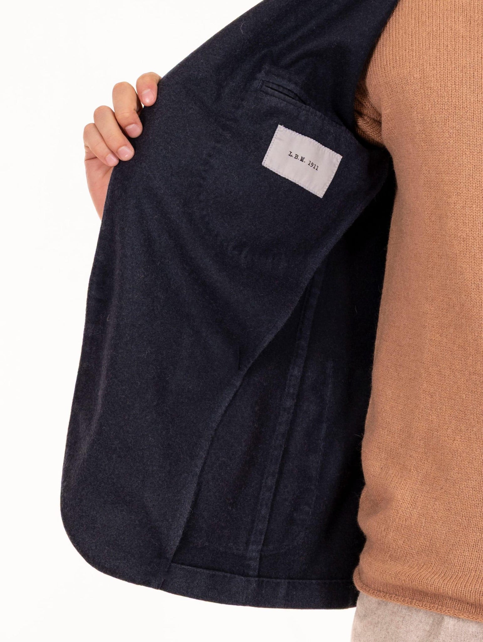 Giacca L.B.M. 1911 in Lana Vergine e Cashmere Blu 28875550607 L.B.M. 1911