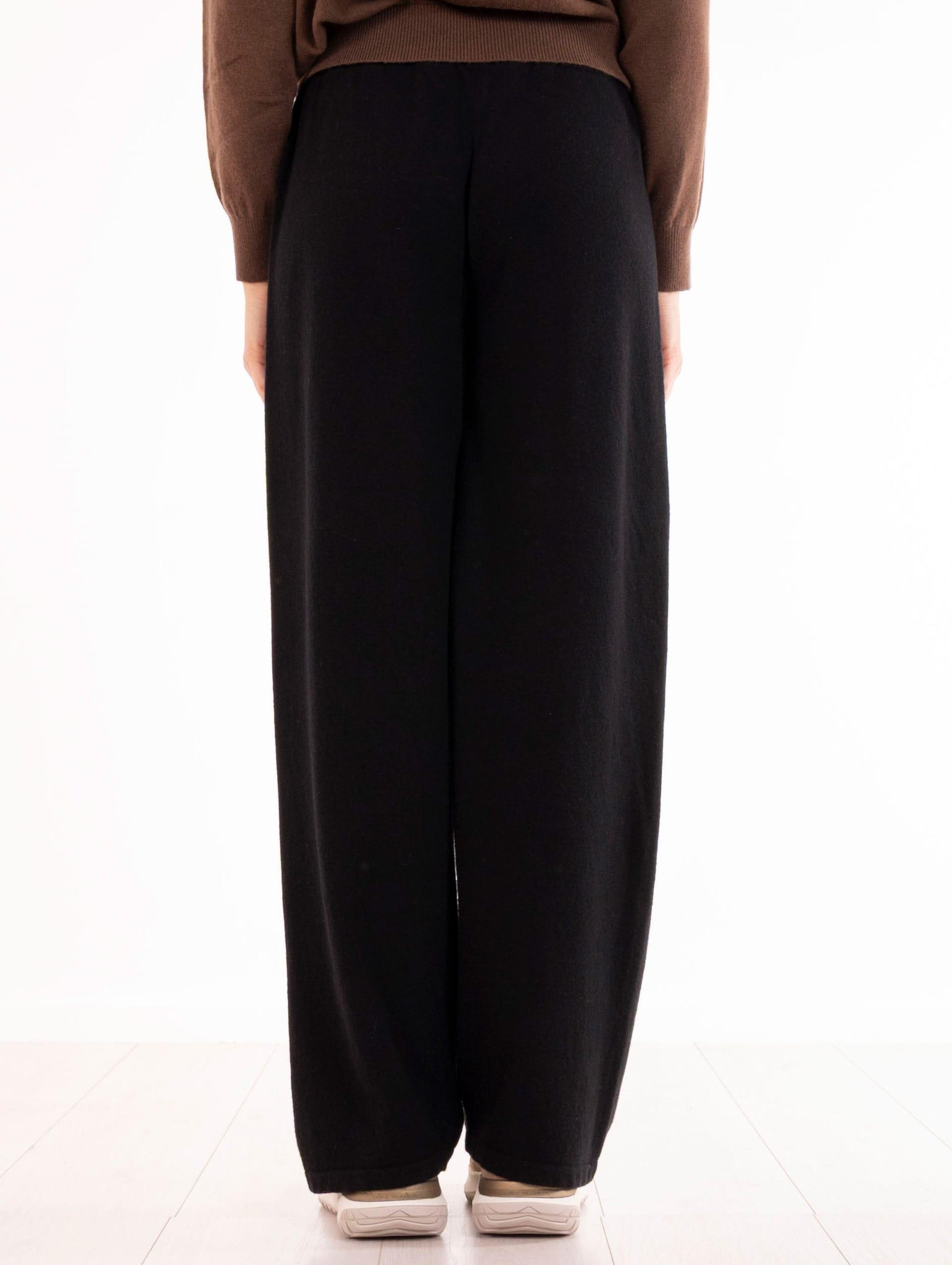 Pantalone Daniele Fiesoli in Lana e Cachemire Nero 316213 Daniele Fiesoli