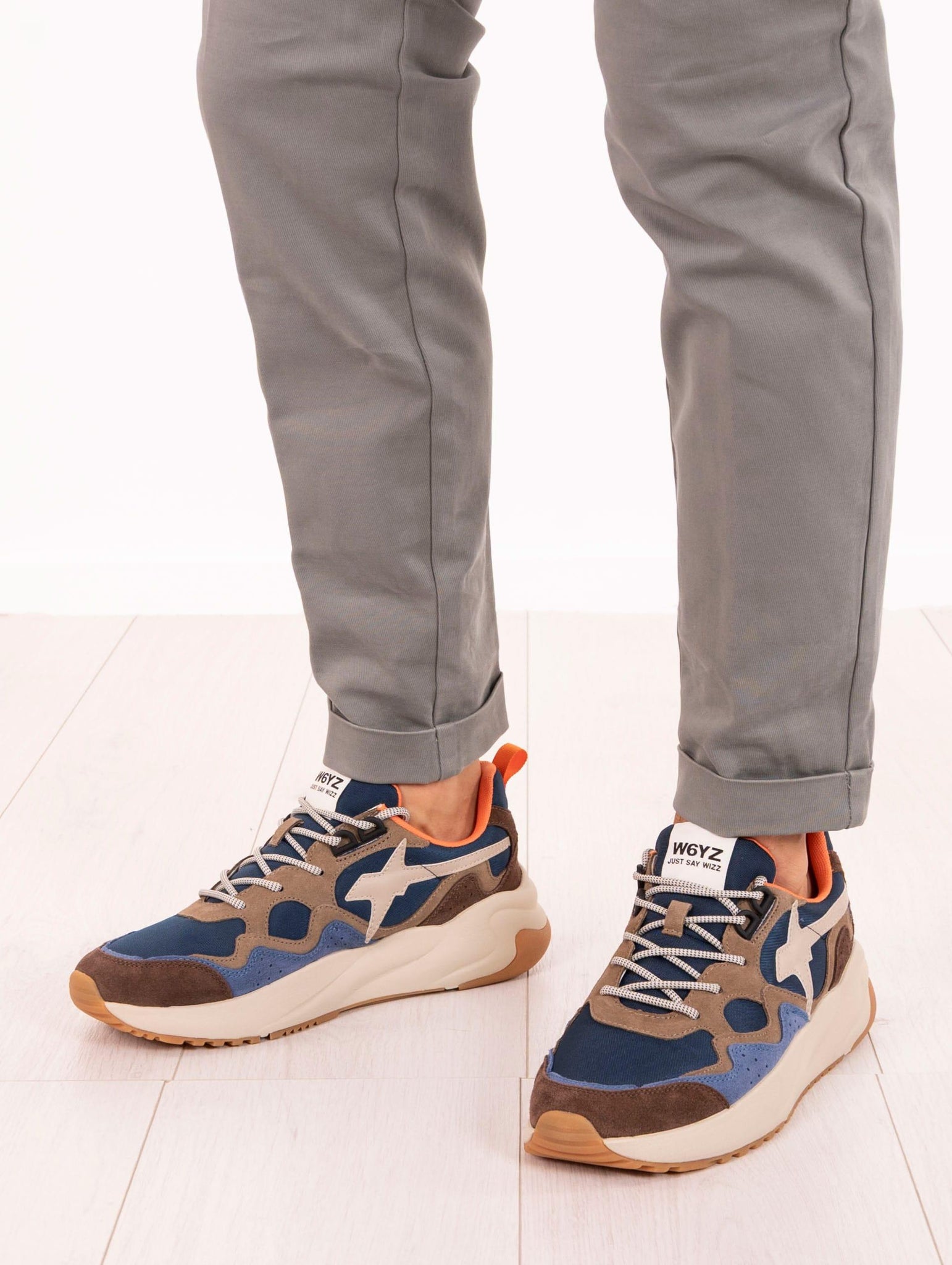 Pantalone Sasa AT.P.CO. in Cotone Piquet Grigio SASA45TC901940 AT.P.CO