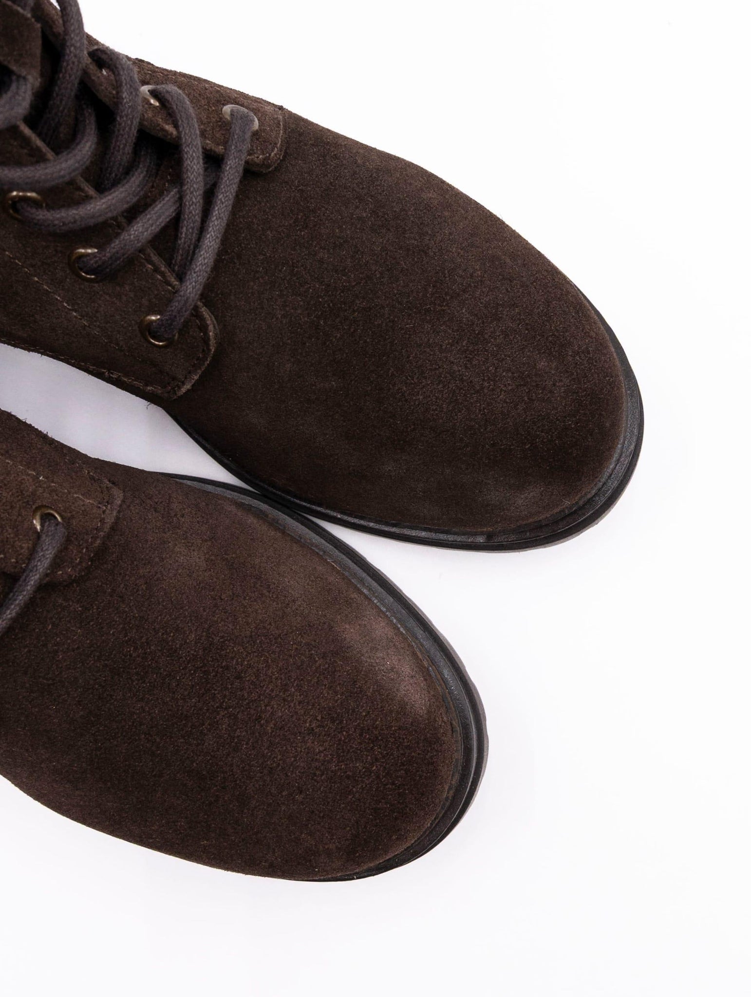 Anfibio Indira Emanuelle Vee in Suede Marrone Scuro 452M-808-12-ZQDARKBROWN Emanuelle Vee