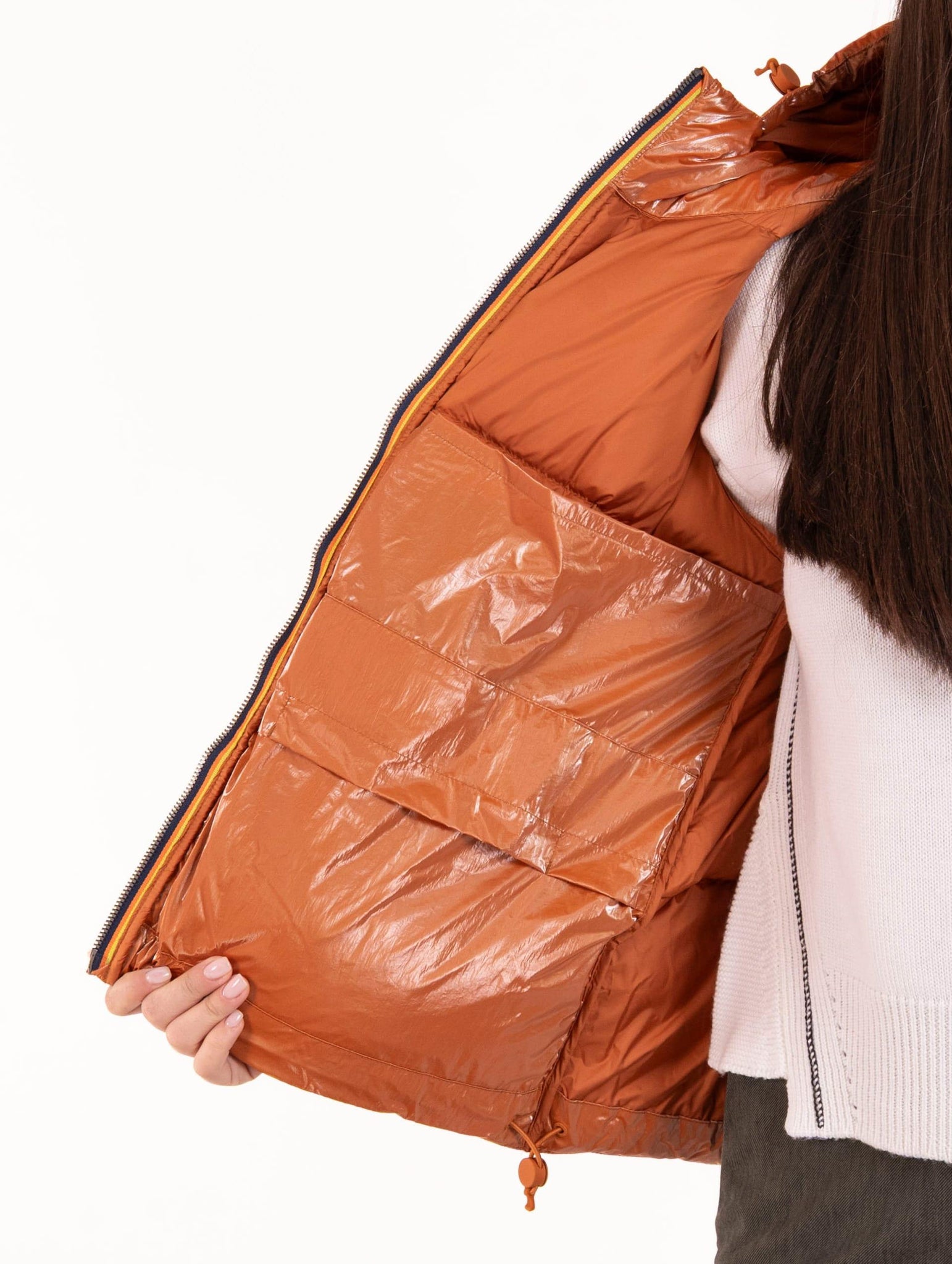 Piumino Lethille K-way Arancione K7136MWB3X K-Way