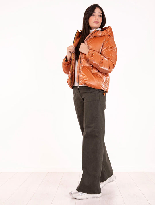 Lethille Daunenjacke K-Way in Orange