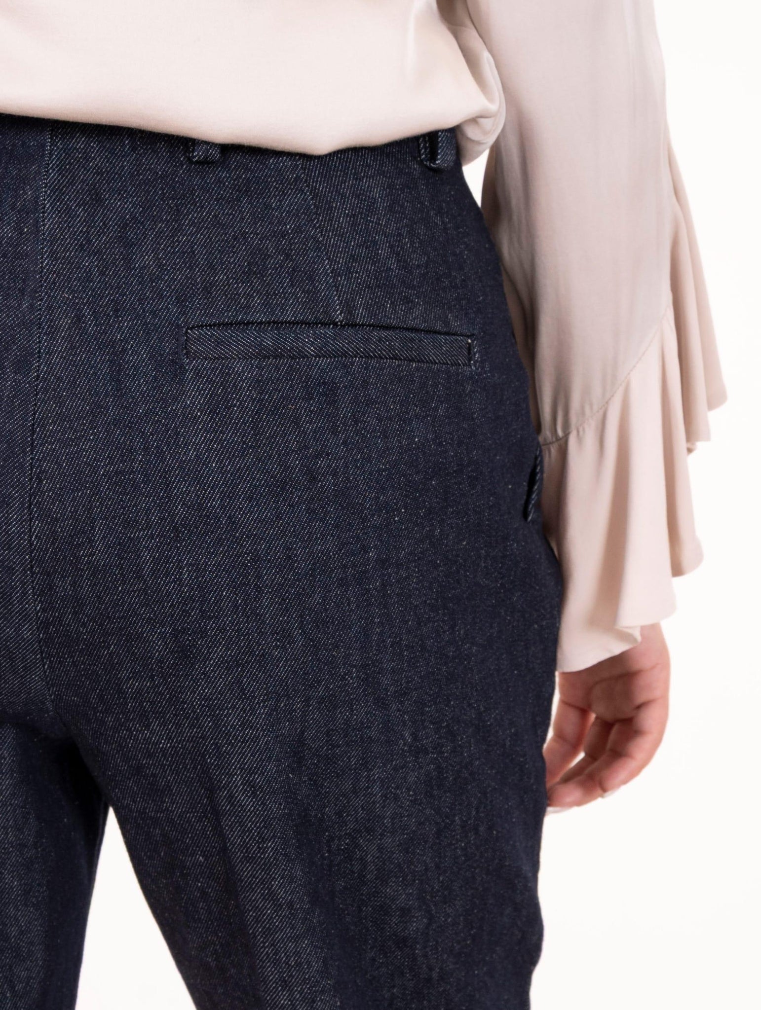 Pantalone Chino Maemi Roy Roger's in Denim Blu RND199D4020021C0999 Roy Roger's