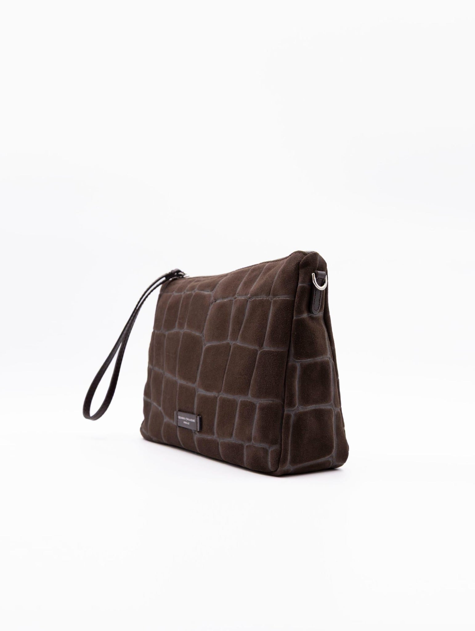 Borsa Nora Pouch Gianni Chiarini in Suede Cocco Moka BS10225CMCOCCO2107 Gianni Chiarini