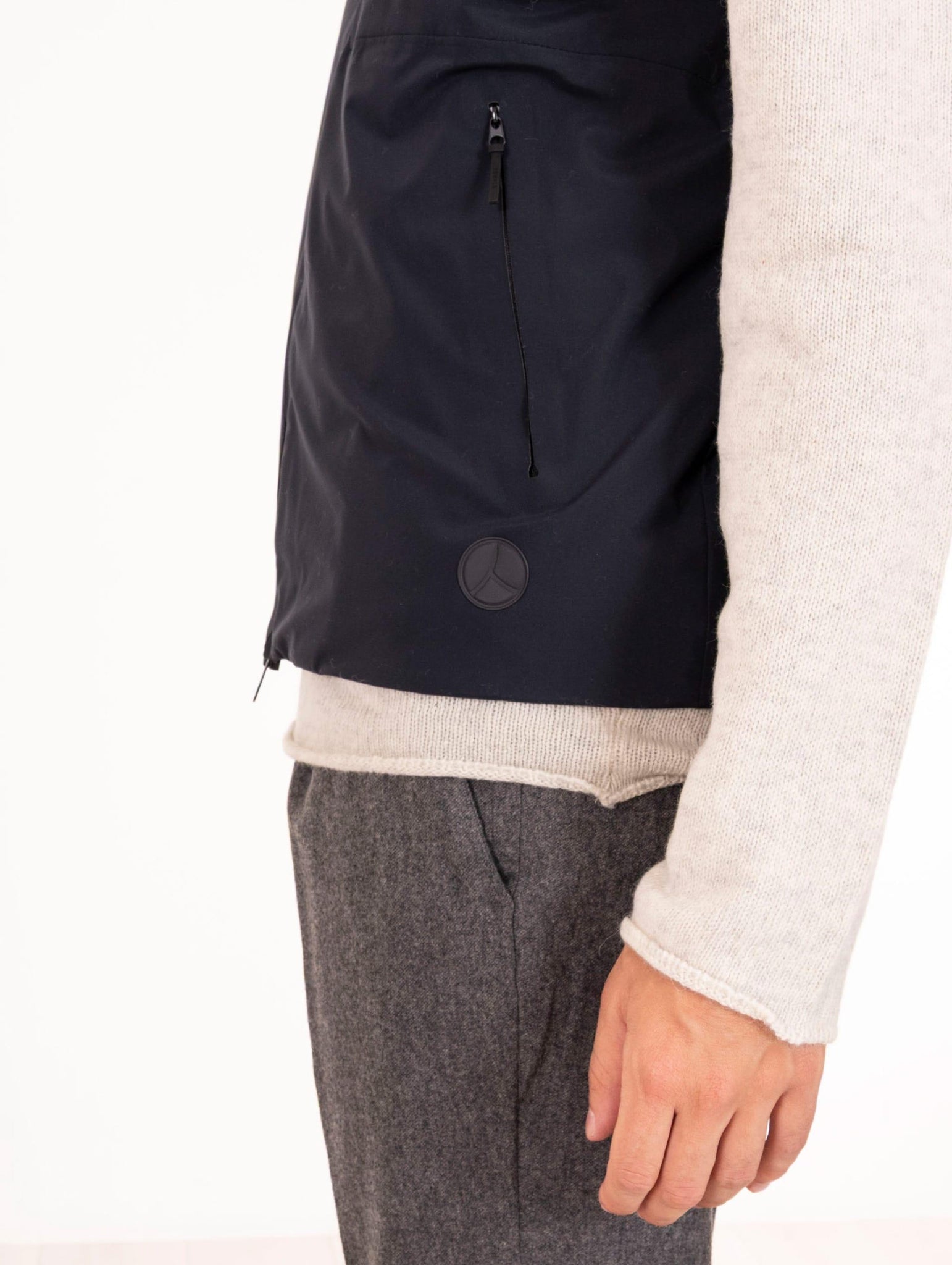 Gilet Ono People of Shibuya in Tessuto Tecnico Navy ONOPM773790 People of Shibuya