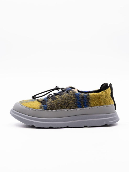Sneakers CNR Stoff Blau und Gelb