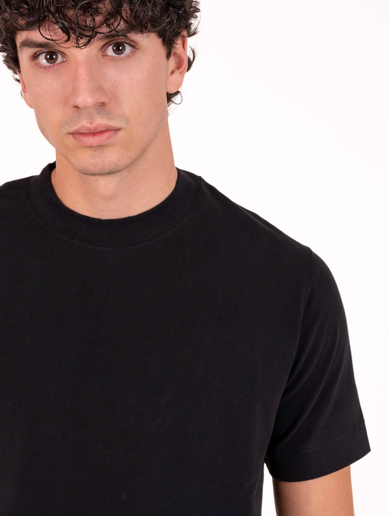 T-Shirt Circolo 1901 Raglan in Jersey Nero CN4952NERAS Circolo 1901