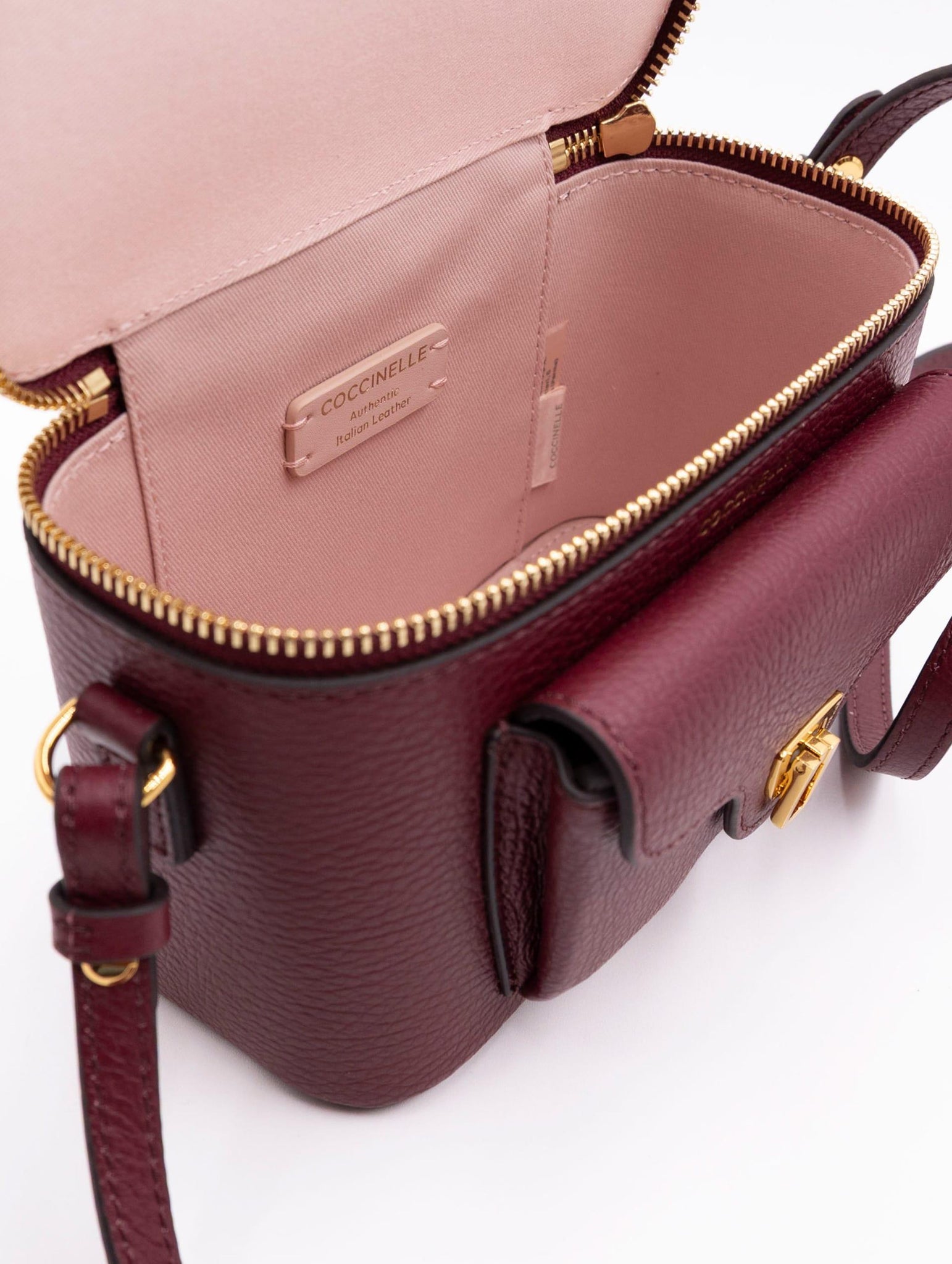 Minibag  Coccinelle in Pelle Martellata Ribes E5TFK550101R52 Coccinelle