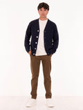Pantalone Re-Hash in Cotone e Tencel Tabacco