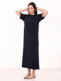 Abito Alpha Studio in Jersey di Cotone Blu