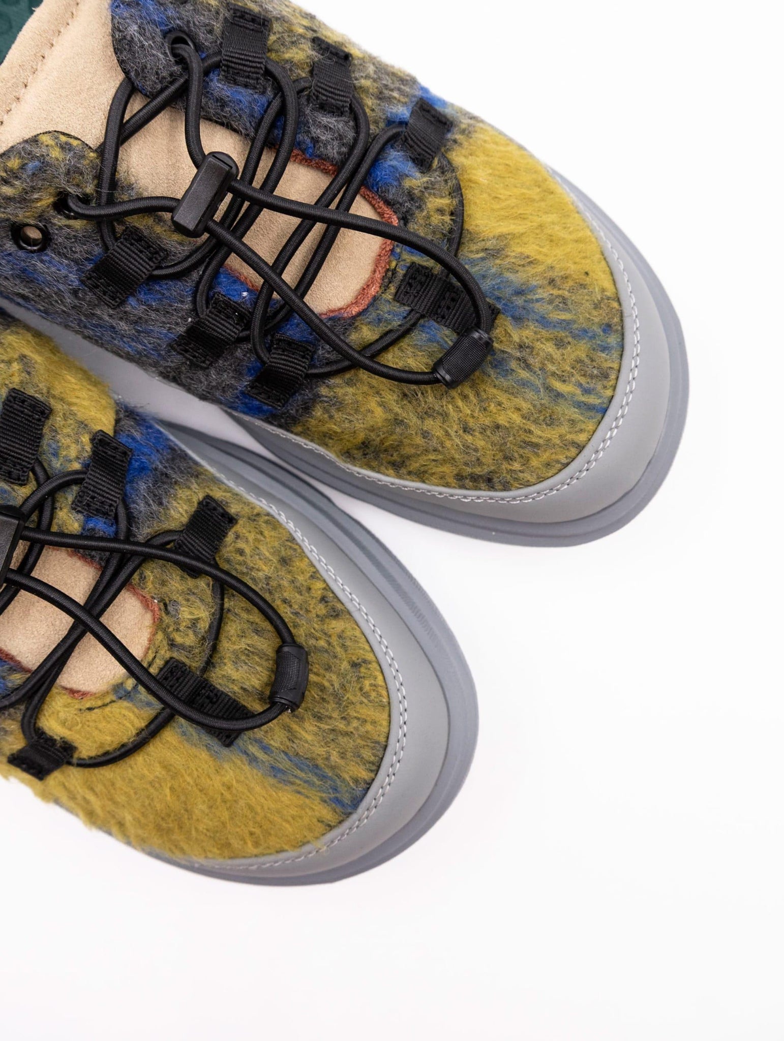 Sneakers CNR Tessuto Blu e Giallo EASYCLIPFABRICCHECK CNR