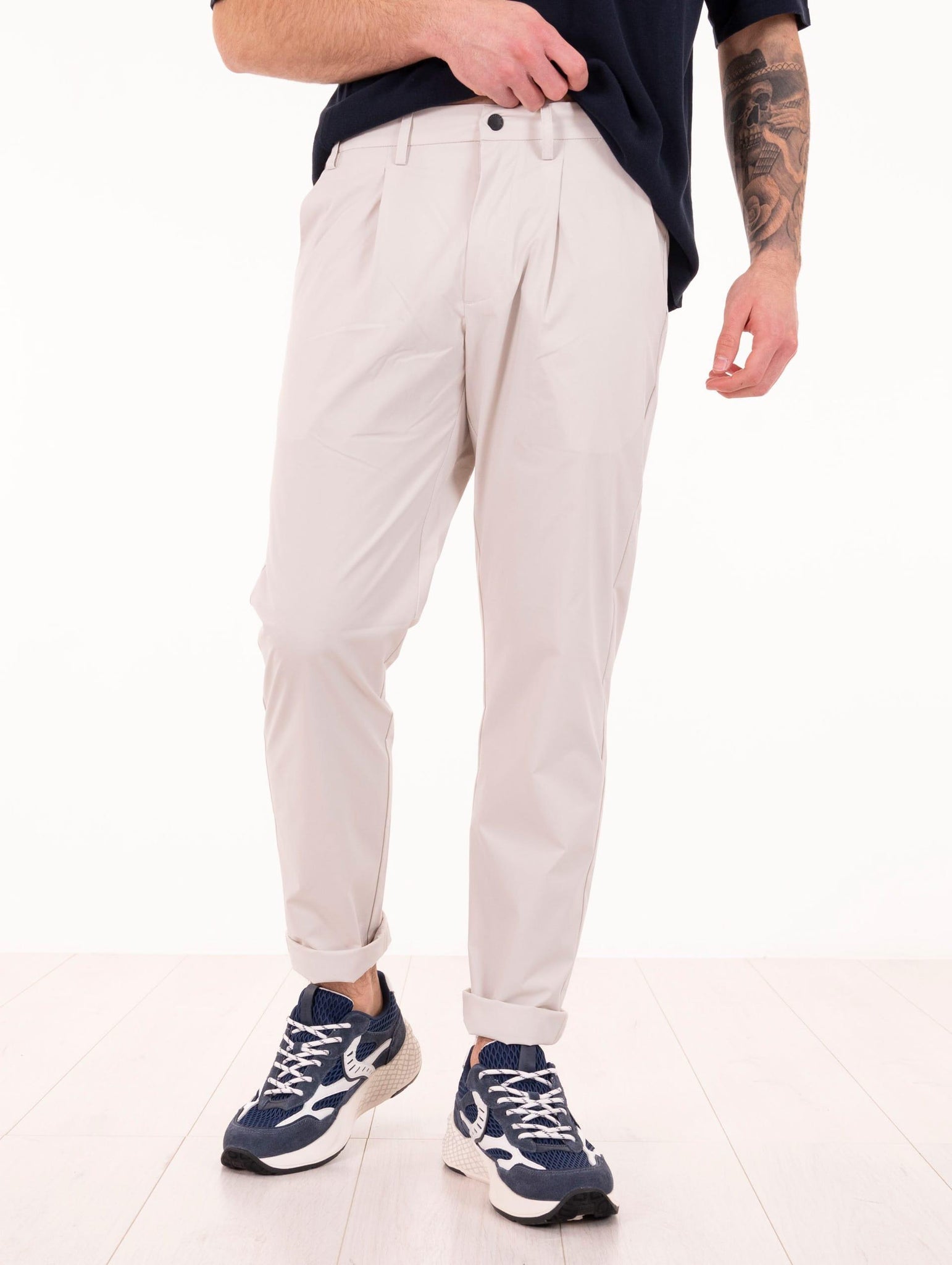 Pantalone Kobra People of Shibuya in Tessuto Tecnico Mastice KOBRAPM931020 People of Shibuya