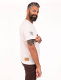 T-shirt Inspired By a True Story in Puro Cotone Bianco Latte