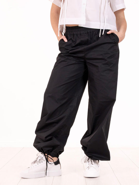 Pantalone Anna Molinari in Cotone Nero