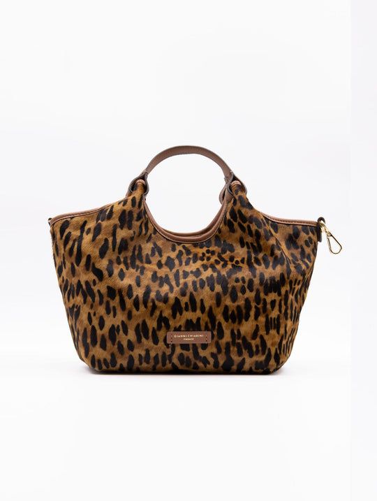 Tasche Dua Gianni Chiarini aus Cavallino-Leder in Cognac